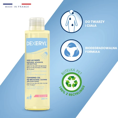 Очищуюча олія Dexeryl, 200 мл: ціни та характеристики