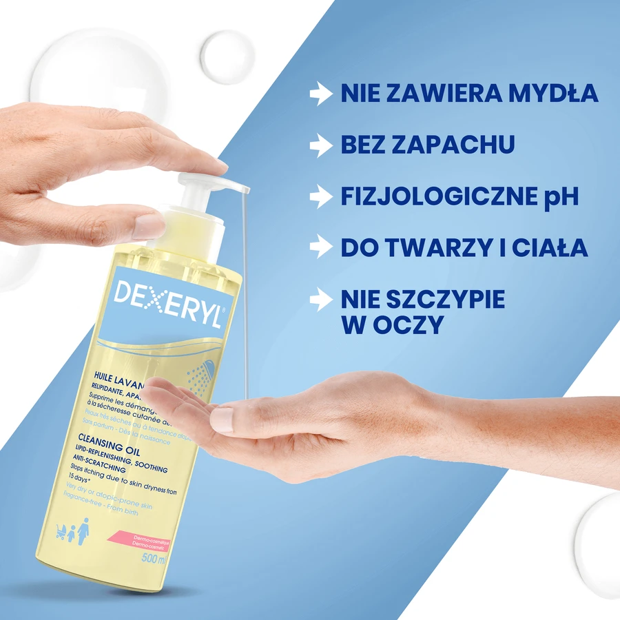 Очищуюча олія Dexeryl, 200 мл: ціни та характеристики