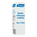 Вископласт, эластичный бинт с заминкой, 5 м х 12 см, 1 шт.
