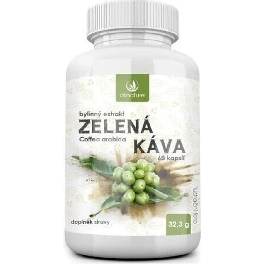 Екстракт трав'яного екстракту зеленої кави Allnature 60cps 1×60cps: ціни та характеристики