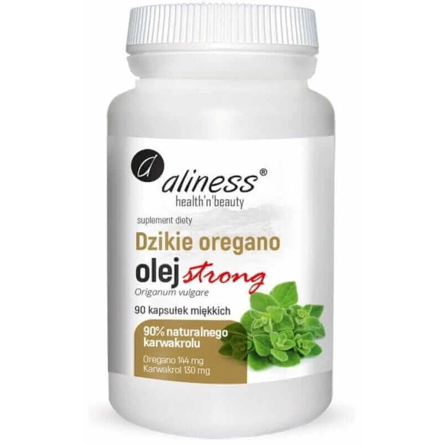 Олія Дикого орегано Aliness Strong, 90 капсул: ціни та характеристики