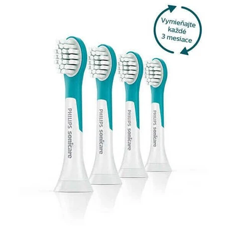 Philips Sonicare for Kids HX6034/33 Компактні звукові насадки для зубних щіток для дітей від 3 років і старше 4 шт.: ціни та характеристики