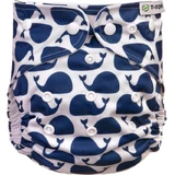 T-TOMI Diaper AIO - Пеленальний набір Snaps Whales 1×2 шт, трусики-підгузки