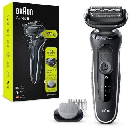 Braun Series 5 51-W1600s, Електробритва біла: ціни та характеристики