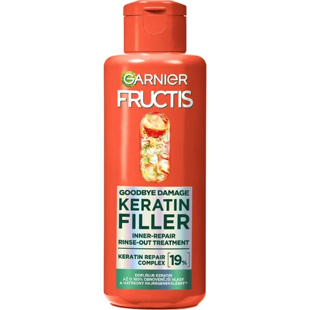 Garnier Fructis Goodbye damage keratin filler strengthening rinse care, 200 мл: цены и характеристики