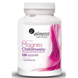 Магнія Хелат 560 мг + Вітамін B6 Aliness Magnez Chelatowany + Witamina B6, 100 капсул