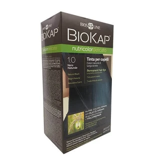 Перманентна стійка фарба для нігтів Nutricolor Delicato, Nunaa Natural Black 1.0, 140 мл, Biokap