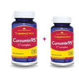 Комплекс Curcumin95 C3, 60 + 10 капсул, Herbagetica