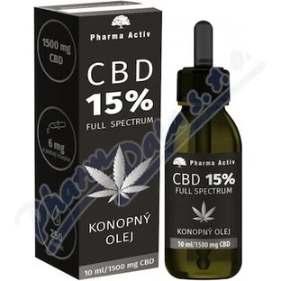Pharma Activ CBD 15% Full Spectrum HEMP OIL 1×10 мл, конопляное масло