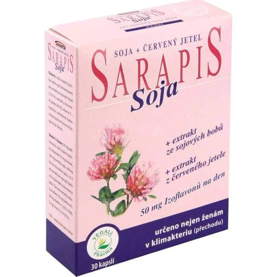 SARAPIS SOY 1×30 cps, пищевая добавка: цены и характеристики