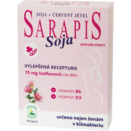 SARAPIS SOY 1×30 cps, пищевая добавка: цены и характеристики