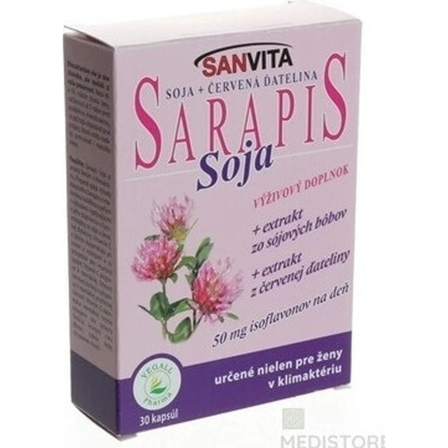 SARAPIS SOY 1×30 cps, пищевая добавка: цены и характеристики