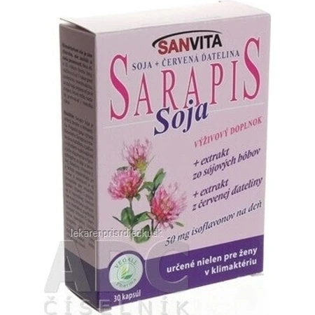 SARAPIS SOY 1×30 cps, пищевая добавка: цены и характеристики