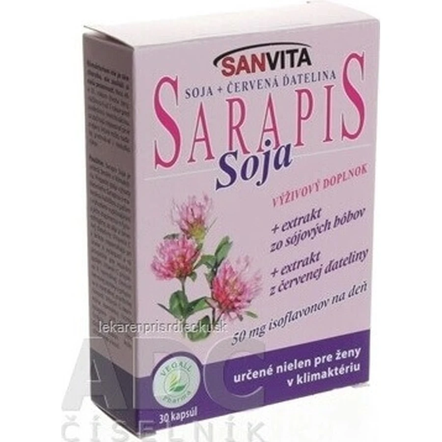 SARAPIS SOY 1×30 cps, пищевая добавка: цены и характеристики