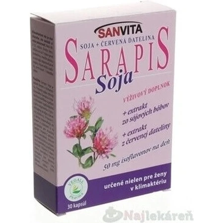 SARAPIS SOY 1×30 cps, пищевая добавка: цены и характеристики