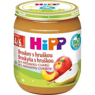 HiPP BIO Персик з грушею 125 г