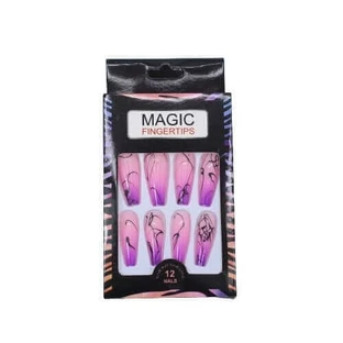 Набір з 12 накладних нігтів Natural Look, Magic Fingertips, 02