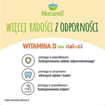 Вітамін D для дітей 1000 МО Naturell Vitamina D dla dzieci, зі смаком ванілі та полуниці, 60 жувальних таблеток: ціни та характеристики