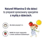 Вітамін D для дітей 1000 МО Naturell Vitamina D dla dzieci, зі смаком ванілі та полуниці, 60 жувальних таблеток: ціни та характеристики