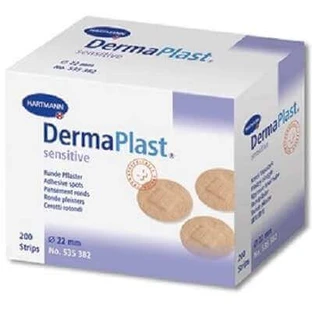 Пластир Hartmann DermaPlast Sensitive круглий, 200 шт.
