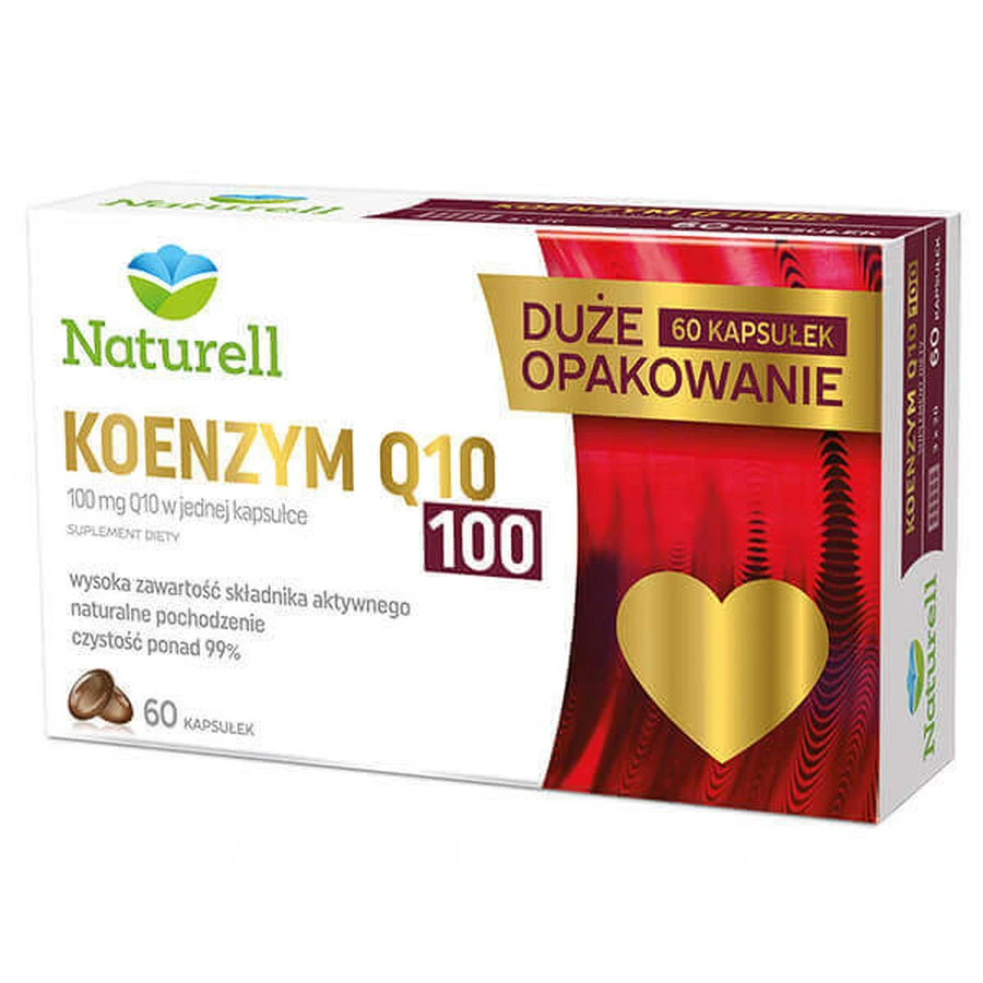 Naturell, Коэнзим Q-10 100 мг, 60 капсул: цены и характеристики