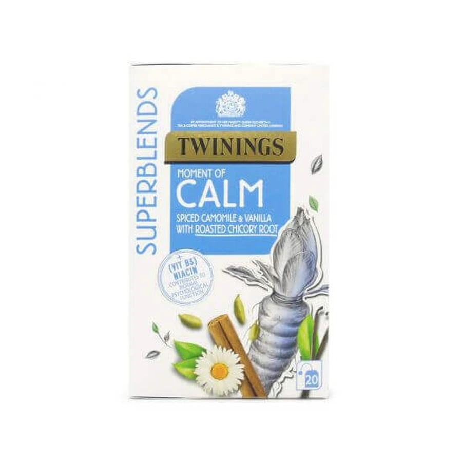 Травяной чай Superblends Moment of Calm, 18 пакетиков, Twinings: цены и характеристики