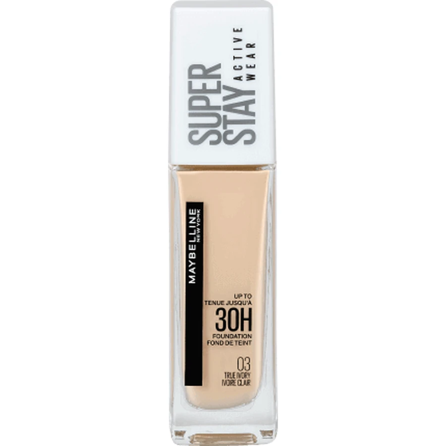 Тональный крем Maybelline New York SuperStay 30H Active Wear 03 True Ivory, 30 мл: цены и характеристики