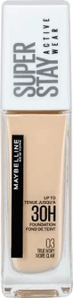Тональный крем Maybelline New York SuperStay 30H Active Wear 03 True Ivory, 30 мл
