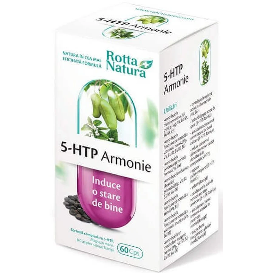 5-HTP Harmony Rotta Natura, 60 капсул: цены и характеристики