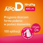Витамин D3 400 МО ApoD3 для детей с рождения, капли, 10 мл: цены и характеристики
