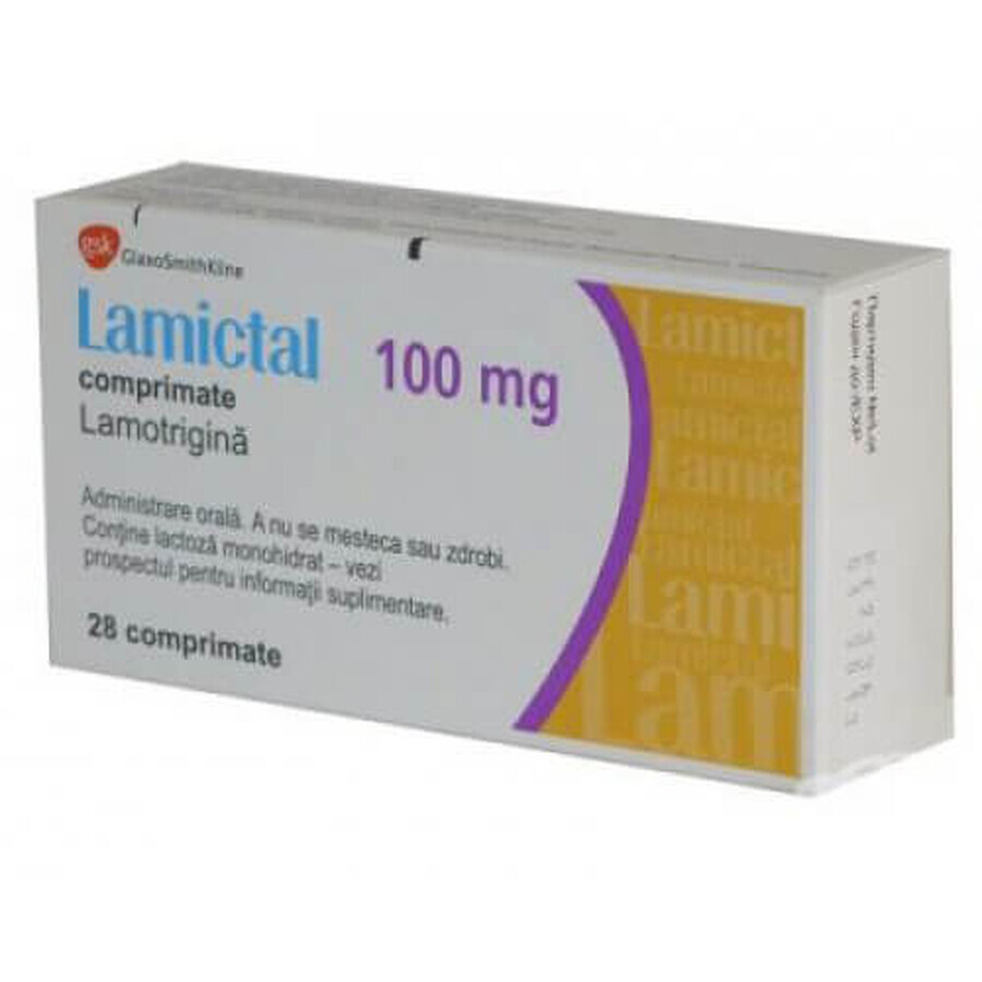 Ламіктал таблетки дисперг. 100 мг блістер №28