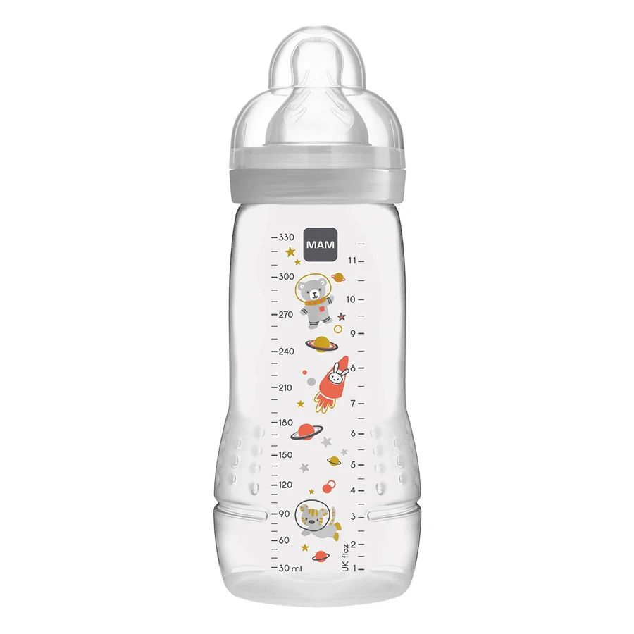 MAM Easy Active, пляшечка, Космічні пригоди, унісекс, від 4 місяців, 330 мл ЗАБРУДНЕНА УПАКОВКА: ціни та характеристики