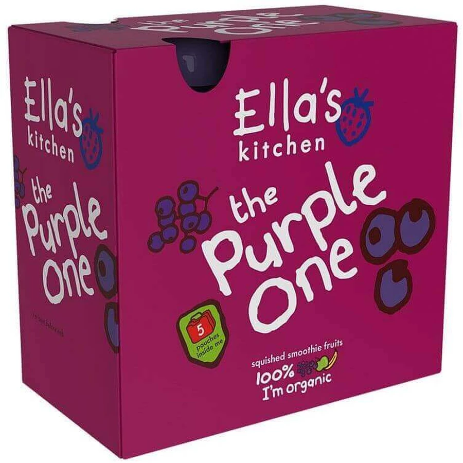 Ella's Kitchen BIO Purple One фруктовое пюре с черной смородиной 5 х 90 г: цены и характеристики