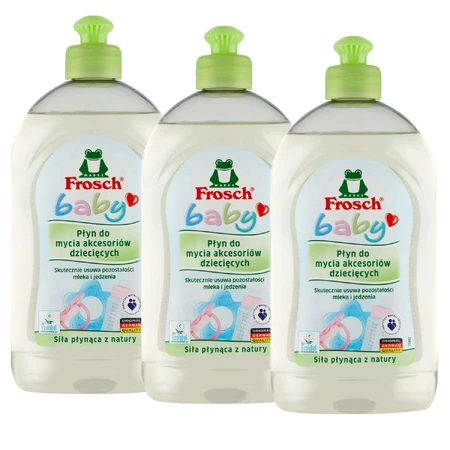 Frosch Baby, засіб для миття дитячого приладдя, 3 x 500 мл: ціни та характеристики