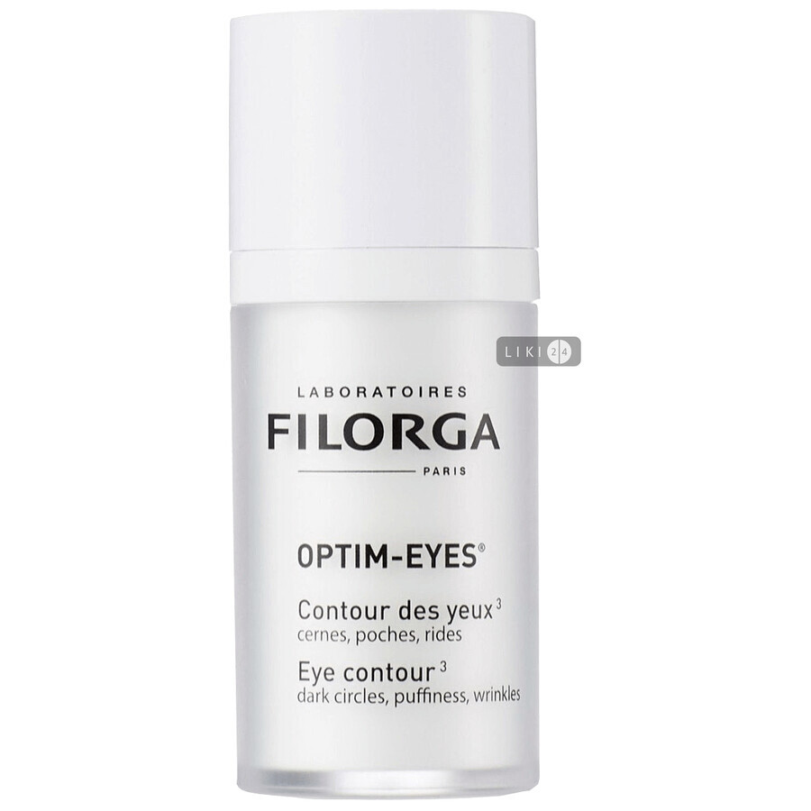 Засіб для контуру очей Filorga Optim-Eyes Eye Contour з гіалуроновою кислотою 15 мл: ціни та характеристики