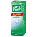 Багатоцільовий розчин Opti-Free Express для контактних лінз, флакон, 355 мл, з контейнером для зберігання лінз: ціни та характеристики