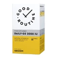 Daily D3 2000IU Good Routine, 60 капсул, Secom