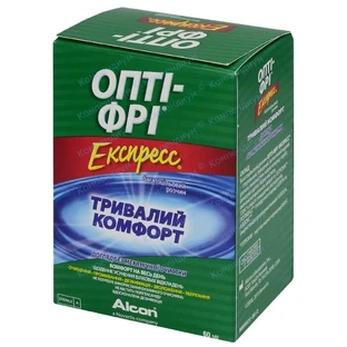 Опти-фри экспресс многоцелевой раствор фл. 60 мл, с контейнером д/хранения линз