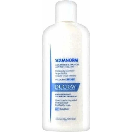 DUCRAY SQUANORM - PELLICULES SÉCHES 1×200 мл, ампулы против сухой перхоти: цены и характеристики