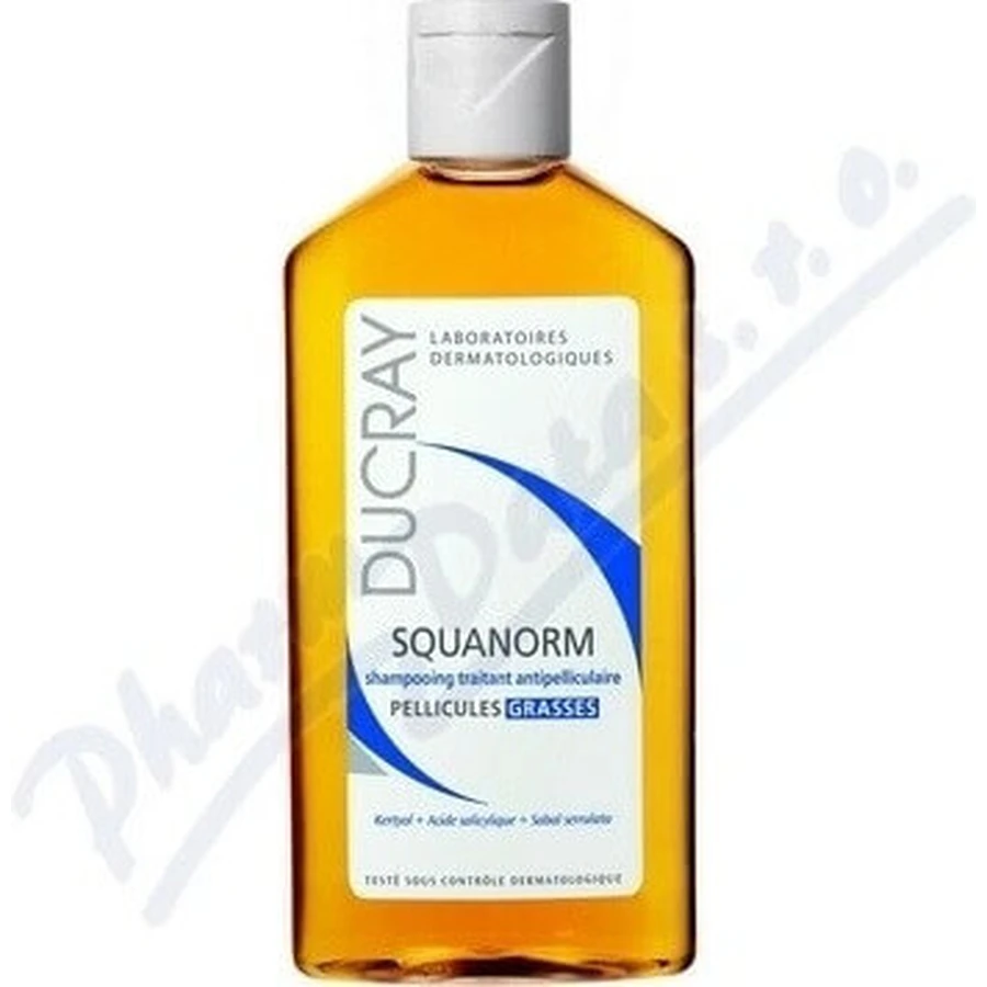 DUCRAY SQUANORM - PELLICULES SÉCHES 1×200 мл, ампулы против сухой перхоти: цены и характеристики