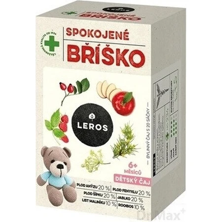 LEROS CHILDREN'S TEA SOOTHY BELLY 20×2 г, дитячий трав'яний чай для заспокоєння шлунку: ціни та характеристики