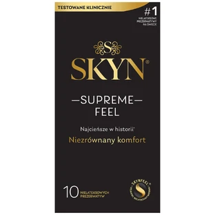 Презервативы Unimil Skyn ​​Supreme Feel, без латекса, 10 штук