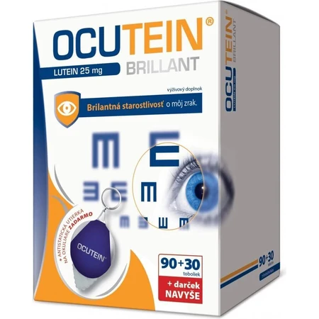 OCUTEIN BRILLANT Лютеїн 25 мг - набір DA VINCI 1×1, дієтична добавка 120 капсул + подарунок: ціни та характеристики