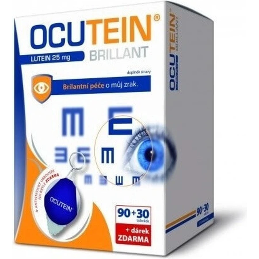 OCUTEIN BRILLANT Лютеїн 25 мг - набір DA VINCI 1×1, дієтична добавка 120 капсул + подарунок: ціни та характеристики