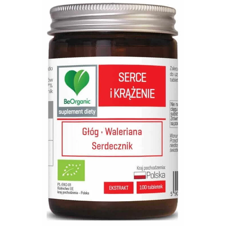 BeOrganic Сердце и кровь БИО 500 мг (100 таблеток): цены и характеристики