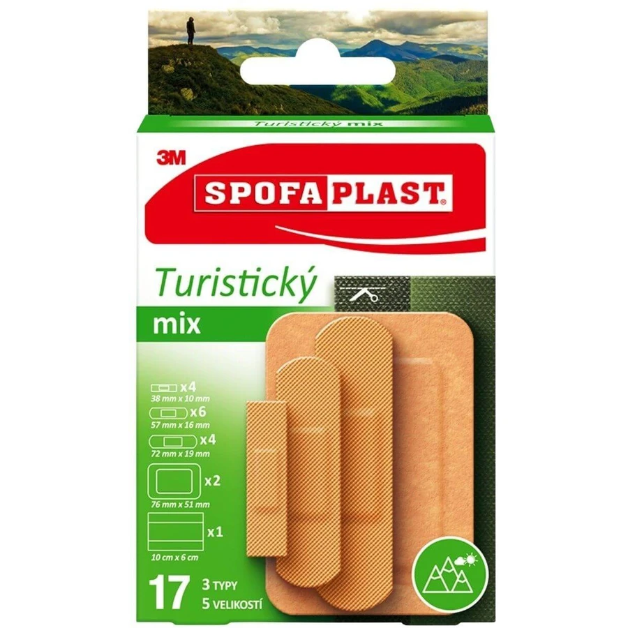 Spofaplast 3M Туристическая смесь 17 шт: цены и характеристики