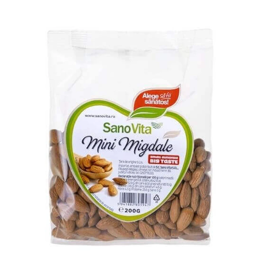Мини-миндаль, 200 г, Sanovita: цены и характеристики