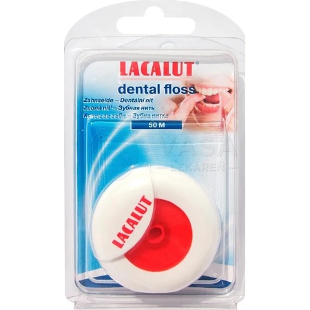 Зубная нить LACALUT 50M 1×1шт, зубная нить: цены и характеристики