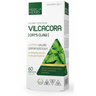 Вилькакора (Кошачий коготь) 500 мг, 60 капсул Medica Herbs