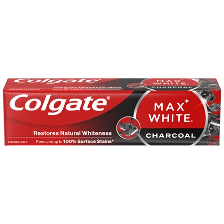 Зубна паста Colgate Max White з активованим вулканічним вугіллям, 75 мл: ціни та характеристики
